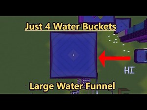 Minecraft Water Funnels