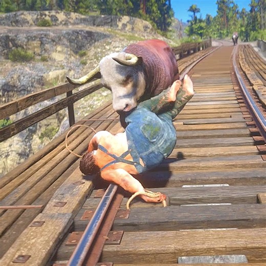1.3M views · 2.8K reactions | Amazing Bull Catching RDR 2 #rdr2 #Amazing #gaming | OMOGaming | Facebook