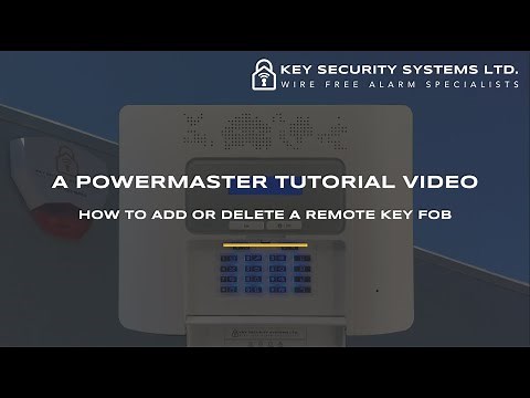 How To Add Or Delete A Keyfob (KF-235 PG2) - Visonic PowerMaster 30 – Key Security Systems Ltd.