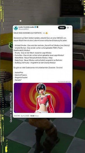 7 neue Fortnite-Game-Modi geleakt und es klingt richtig fett! 🔥