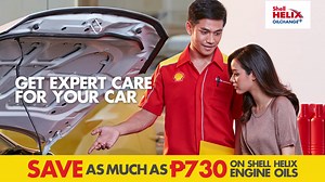 Enjoy your weekend without the car worries. Drop by your nearest Shell Helix Oilchange to enjoy exclusive perks like free engine warranty and 24/7 roadside assistance. Promo runs from August 17 to September 30, 2018. Per DTI-FTEB Permit No. 15371, Series of 2018 | Shell
