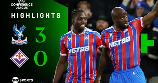 Highlights: Palace dominate Fiorentina as Mateta breaks drought