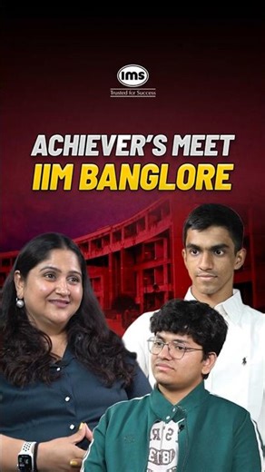 Achievers meet IIM Banglore #ipmat #iimb #achieveyourgoals