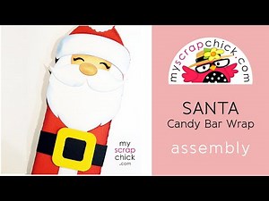 Santa Candy Bar Wrap