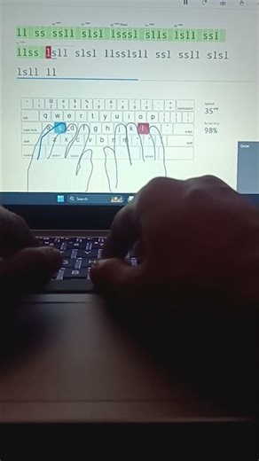 learning speed typing day 12