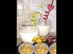 Easy 2-Minute Banana Smoothie|Ramzan Special easy recipe|Make a Healthy Banana Smoothie|FoodComfort