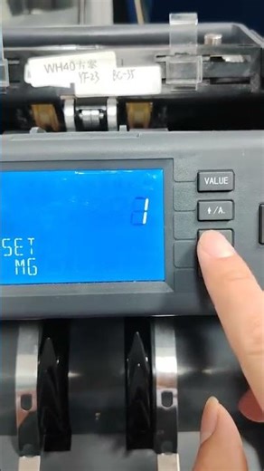 How to Adjust MG Level on BC-30 Money Counter Machine