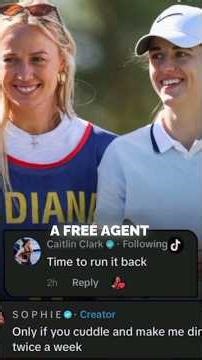 Caitlin Clark Tried Recruiting Sophie Cunningham... Her Reply Went Viral #shorts