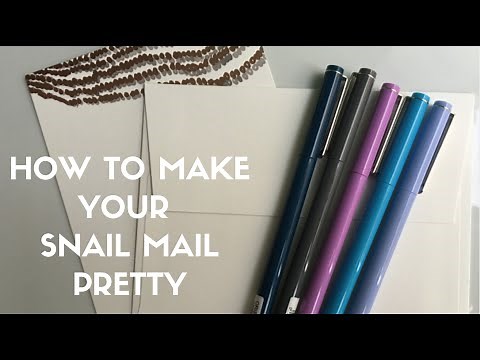 How To Make Your Snail Mail Pretty