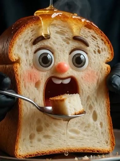 Feeding Bread With a Spoon 😭🍞 Wait for the bite! This bread slice actually eats… AI food experiment gone crazy 🤯 So fluffy. So satisfying. #BreadEating #ASMRFood #OddlySatisfying #FoodTok #MiniFood #AestheticFood #SatisfyingVideo #ViralFood #FoodMagic #FYP #ForYou #ASMRShorts #TrendingNow
