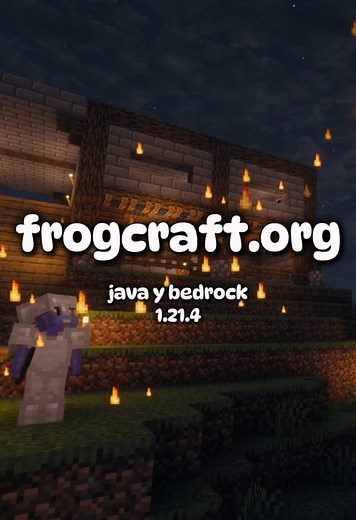 Únete a Nuestro Servidor de Minecraft: Frogcraft