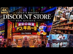 The Most INSANE Store in Japan 🇯🇵 | Don Quijote Full Tour | 4K