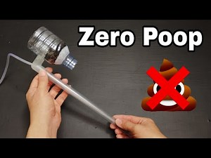 Fish poop collector DIY | Aquarium siphon DIY | Fish tank filter DIY