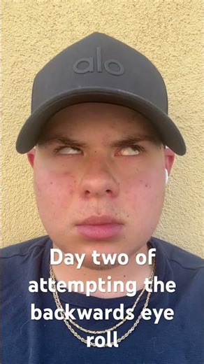 Day two of attempting the backwards eye roll #eyes #rolling