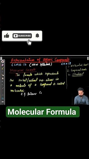 Molecular formula # #chemistry #class 12