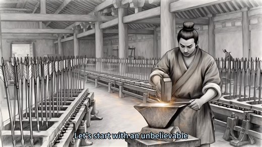 Let’s start with an unbelievable piece of “ancient high-tech”… A weapon that was a thousand years ahead of its time. This bronze arrowhead from the Qin army has three razor-sharp edges— each crafted with a margin of error smaller than a human hair. Which means only one thing… It was mass-produced. Perfectly standardized. And precisely matched to every crossbow—creating a storm of deadly arrows. This was Qin’s industrial standardization long before the modern age. What other black-tech did the Qi