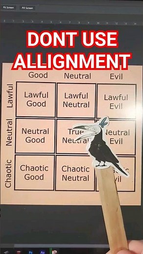 Stop using alignment #dnd #dnd5e #dungeonsanddragons