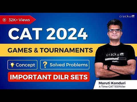 CAT 2025 Games & Tournaments Solved Questions | Logic Reasoning | CAT DILR Section