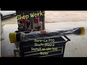 How to install and maintain a shaft cover on a tractor PTO - Bare-Co PTO Shaft Guard Install