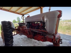 1956 Ford 960 Tractor - Serial Numbers, How to Shift Gears, Checking Fluids, Misc, Video #2