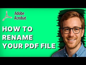 How to Rename Your PDF File on Adobe Acrobat Reader [2025 Guide]