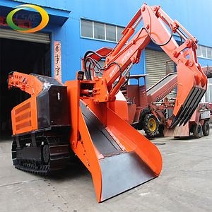 [Hot Item] Mining Crawler Mucking Loading Machine Coal Mine Wheel Scraper Slag Raking Underground Tunnel Project Slag Removal Machine Loader
