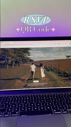 How to Generate an RSVP QR Code for a Wedding Canva Website