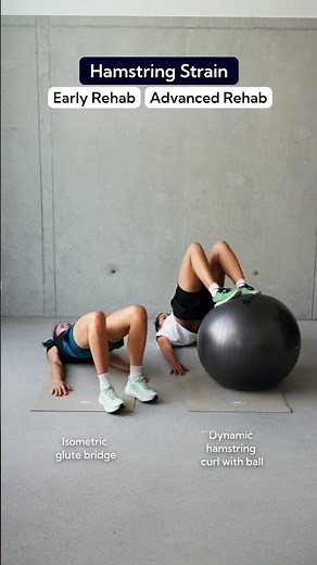Hamstring strain? Here’s how to rehab it right! #hamstringstrain