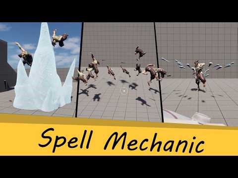 Spell mechanic (Unreal Engine)