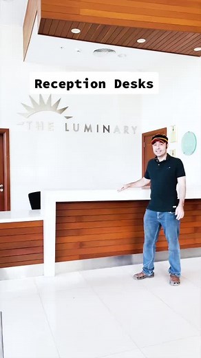 Impressive Reception Desk Design in Tanzania