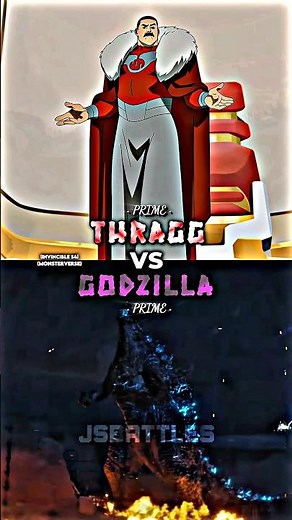 Thragg vs Godzilla