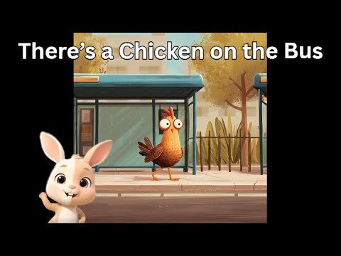 There’s a Chicken on the Bus 🐔🚌 | Silly Kids Song & Sing Along