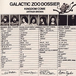 Arthur Brown's Kingdom Come - Galactic Zoo Dossier