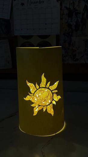 DIY Tangled Lantern for Your Room Decor