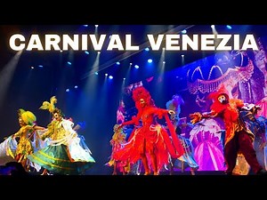 CARNIVAL VENEZIA tour - Theatre - Shows Highlights - Carnival's first Fun Italian Style cruise ship