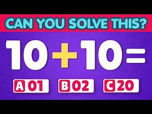 Ultimate Math Quiz Challenge! 🚀🎯🏆 Addition Quiz For Grade 1 | Quiz Time