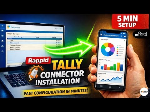 Tally to Cloud Sync Tutorial: Setup Rappid Connector, ODBC & TDL Configuration (Step-by-Step)