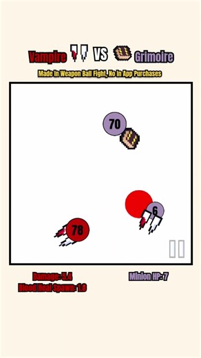 Vampire vs Grimoire#fighting #ball