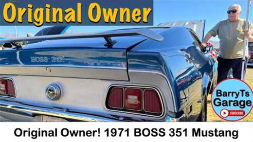 Original Owner Craig Fackler's 1971 Boss 351 With Barry T