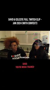 David and Celeste’s transcribed twitch clip from January 11th, 2024 with details added. If you have more info, add it in the comments. It’s rumored that the full stream is out there but allegedly it’s nothing major. #d4vd #celesterivas