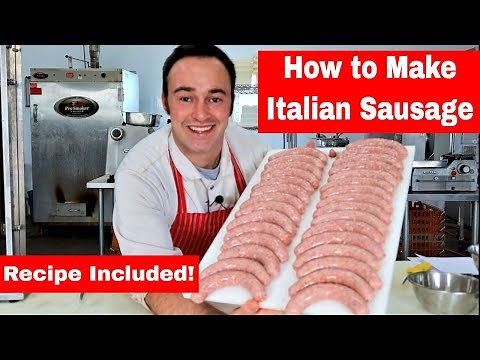 Homemade Italian Sausage Recipe, How to Make Italian Sausage. Recipe Included.