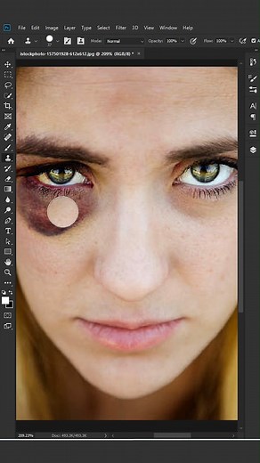 8.3K views · 89 reactions | Fix Bruised eye Photoshop Tutorial !...