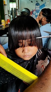 1.2M views · 7K reactions | Baby Girl Hair Cutting | Baby Haircut Tutorial | Spicy Facts | Facebook