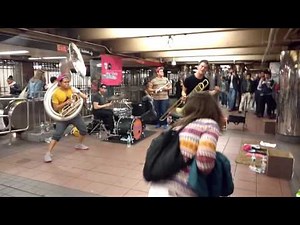 The Band Performance at Subway (Lucky Chops - New York City )