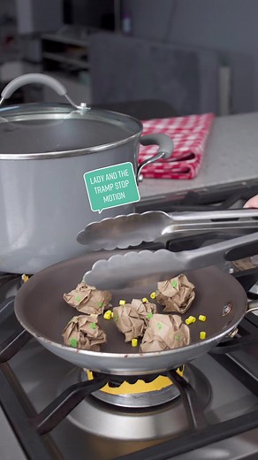 Mesmerizing Stop Motion Cooking: Lady and the Tramp Spaghetti