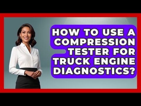 How To Use A Compression Tester For Truck Engine Diagnostics? - Big Truck Lovers