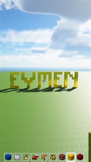 EYMEN RTX MİNECRAFT İsim Yazma 28 #minecraft #minecraftmovie #keşfet #gaming