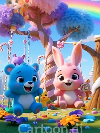 Cute cartoons enjoying #kids #kidssong #kidscartoon #cartoonvideo #foryou