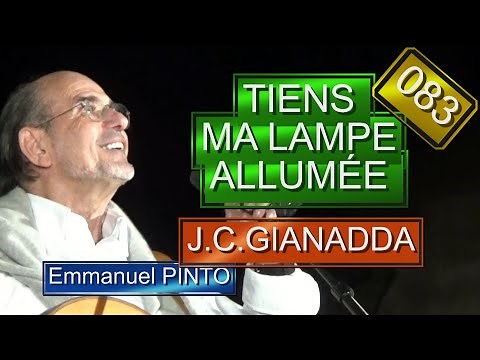 TIENS MA LAMPE ALLUMÉE - Jean-Claude GIANADDA - EDIT49 - (Instrumental avec les paroles) - N°083