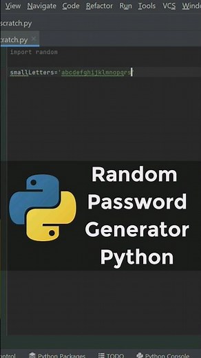Random Password Generator Python | Python Tutorial